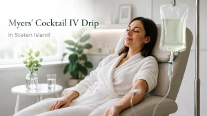 Myers' Cocktail IV Drip in Staten Island for medically supervised nutrient therapy